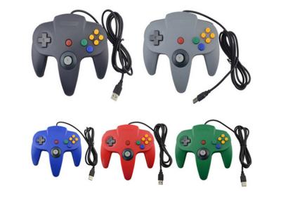 Cina I colori assortiti hanno fissato il bastone analogico preciso 3D del regolatore del gioco di USB per N64 Gamepad in vendita