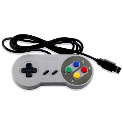 China USB Wired NES Classic Game Controller White Color ABS Material Long Cable for sale