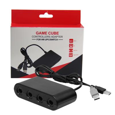 Cina Adattatore per il regolatore di Gamecube al connettore del porto di USB 4 del PC del commutatore di Wii U Nintendo in vendita