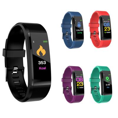 China Touch Screen Smart Watch 115 Plus Wristband Band Wristband Sports Fitness Blood Pressure Measurement Watches Pedometer Band Smart Watch for sale