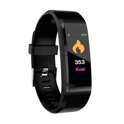 China APP Control Ip67 Waterproof ID115 Plus Smart Heart Rate Sports Pedometer Color Screen Watch Fitness Tracker Bracelet for sale