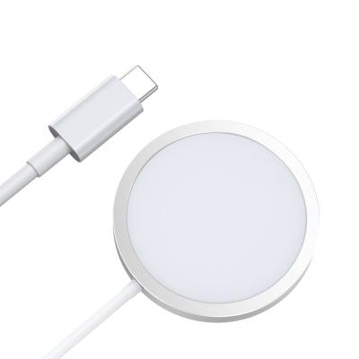 China 2021 10W 15W Qi Pad Charger Mobile Phone Fast Charging Portable Fast Charging Wireless Charger for iPhone 12 pro max for sale