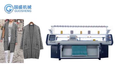 China Automatische flache Strickmaschine des Jersey-Acryl-drei System-9G computerisierte zu verkaufen