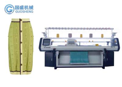 China De Kledings12g 72in GSJX Drie Systeem van de wol Automatisch Vlak Breiende Machine Te koop