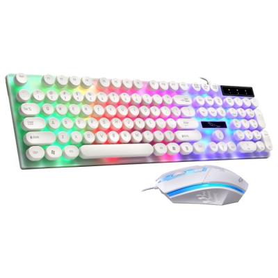 China OEM Led Wired Lightweight Keyboard And Mouse Combo Waterproof Popular Game for sale