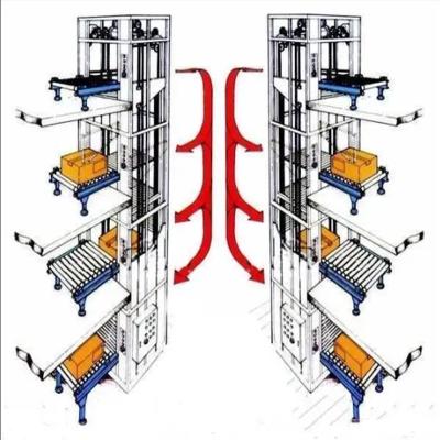 China Easy Operation Horizontal Conveying Mesa Elevable Industrial Bucket Elevator For Food Industry for sale