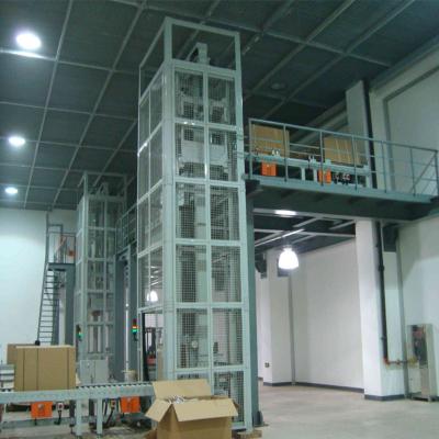 China Easy Operation Automatic Loading Elevator Industrial Machine Industrial Freight Lift And Elevator With Steel Shaft for sale