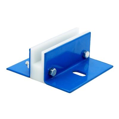 China Modern Lift Spare Parts Elevator Counterweight Guide Shoe Busher Sliding Auxiliary Rail Blue Guide Shoe Busher 10mm 16mm for sale