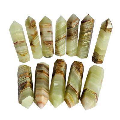 China Europe Wholesale Price Natural Quartz Hand Carved Tower Afghanistan Jade Crystal Point for sale