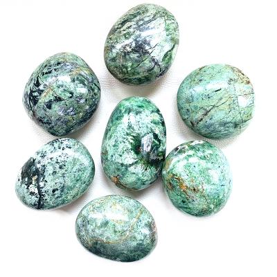 China Wholesale Europe Natural Healing Crystal Stone Polished Palms Green Opal Palms for sale