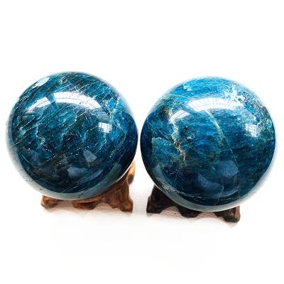 China Europe Wholesale Price Natural Lucky Healing Energy Apatite Crystal Sphere for sale