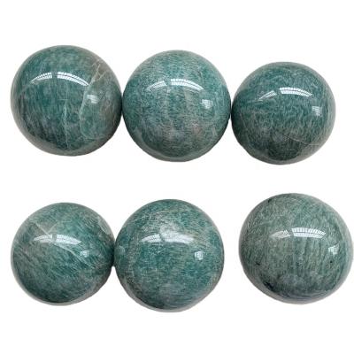 China Europe wholesale price lucky natural healing energy amazonite crystal sphere for sale