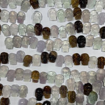 China Europe Wholesale Price High Quality Natural Crystal Home Decoration Fluorite Skulls for sale