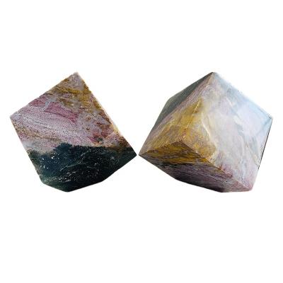 China Wholesale Price European Ocean Jasper Cube Ocean Jasper Cut And Polished Magic Box for sale