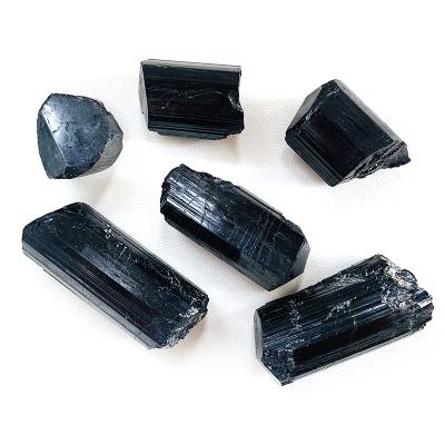 China High Quality Lucky Rough Black Tourmaline Energy Healing From Europe Wholesale Price for sale