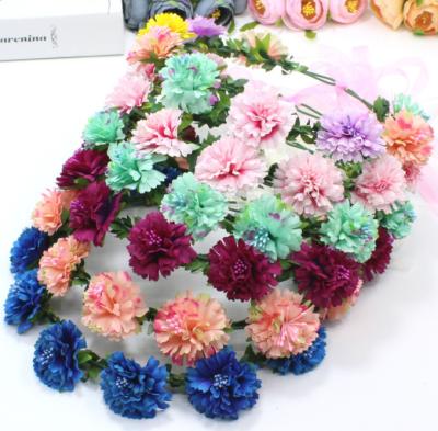 China Easy Soft Flower Headband Rattan Fabric Adjustable Wedding Garland Bride Hair Accessories for sale