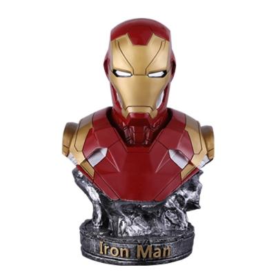 China Europe and the United States Iron Man MK46 Bust Marvel Creative Pendant Avengers Burst Resin Craft GK Model for sale