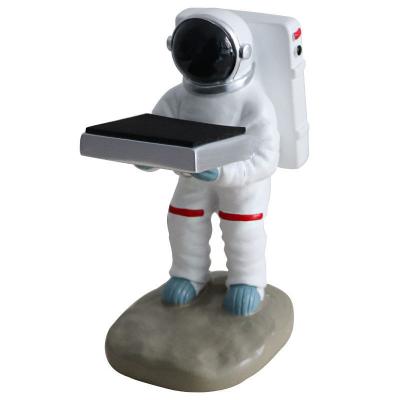 China Astronaut Astronaut Handcrafted Resin Ornaments Creative Watch Desk Middle Stand Display Stand Jewelry Craft Tray for sale