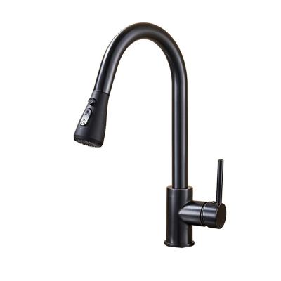 China High Quality Matte Black Kitchen Faucet Kitchen Faucet Electric Faucets 360 Degree Kitchen Faucet for sale