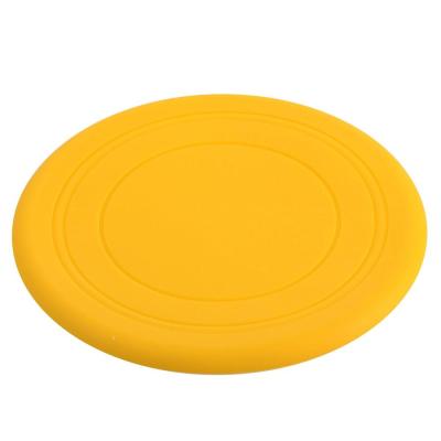 China Sustainably Eco Friendly Soft Foldable Silicone Dog Flight Disc Discs Flyer For Training for sale