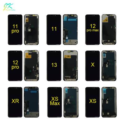 China Original Mobile Phone JK Quality Incell Xr xr xs lcd display touch assembly replacement for iphone 11/12/13 pro lcd display Max Liquids For Iphone All Model for sale