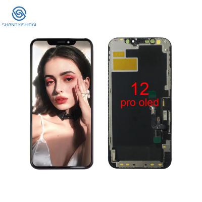 China 100% Supplier High Hardness A-Goods Glass OLED Top Fully Tested Touch Screen For Iphone 12 Pro Lcd For Iphone 12 Pro for sale