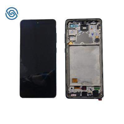 China lcd display screen touch original with frame digitizer replacement for samsung lcd screens displays for samsung galaxy a725 lcd for Samsung A725 for sale