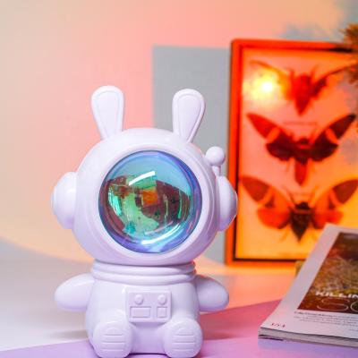 China Astronaut Lamp Led Night Light USB Rechargeable Sunset Projection Lamp Contemporary LED Sunset Lamp Children's Gifts for sale