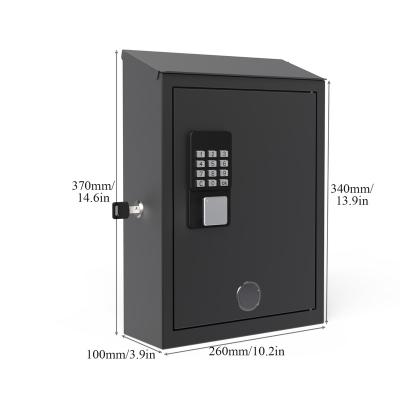 China Wall Mounted Modern Residential Wall Mounted Mailbox With Smart Digital Lock Mail Mail Box Letter Box for sale