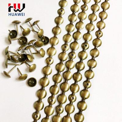 China Anti Rust Anti Corrosion Button Sofa Nail Trim Stud Upholstery Nail Strip for sale