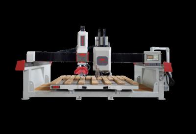 China High Precision CNC Bridge Cutting Machine Rock Stone Slab Saw 45° Chamfering for sale