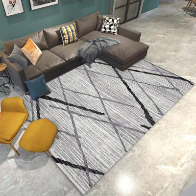 China Anti-slip High Quality Modern Design Home Decoration Luxury Nordic Area Rugs 100% Polyester Abstract for sale