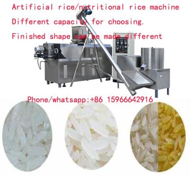 China Factory Best Price Fully Automatic Artificial Rice Production Machine for sale