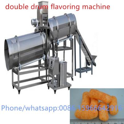 China Simple And Easy Plant To Operate Drum Type Flavoring Machine For Potato Chips for sale