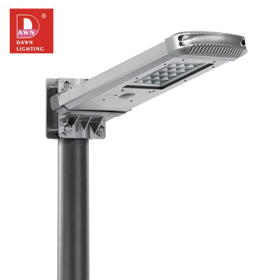 China Road outdoor waterproof aluminum body IP65 10W 20w 30w 50w 80w integrated all in one solar led street light for sale