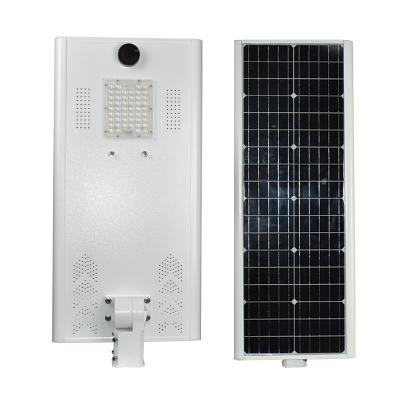 China DAWN IP66 new design outdoor high lumen 15w 30w 50w 60w integrated sensor led solar street light for sale