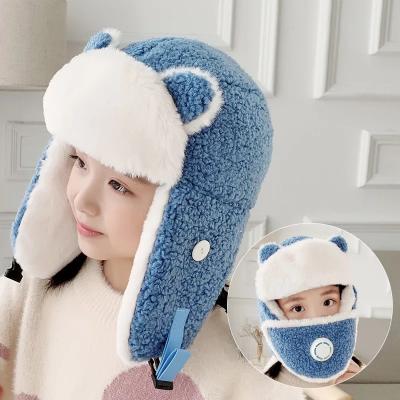 China 2020 New Winter COMMON Children's Warm Ski Ear Thickened Protective Hat for sale