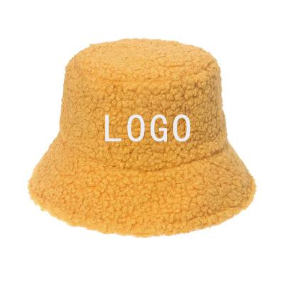 China Outdoor Comfortable Warm Sale Dobby Men's Classic Dobby Microfiber Bucket Hat Men's Winter Hats With Embroidery Wool Embroidery Letter for sale