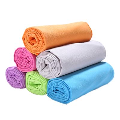 China Customizable High Quality Wholesale Hypoallergenic Logo Fitness Microfiber Sports Towel Yoga Towel for sale