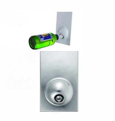 China Sustainable High Quality Wall Mounted Magnetic Custom Stainless Steel Wine Beer Bottle Opener for sale