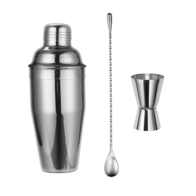 China Sustainable Stainless Steel Copper Cocktail Bartender Set Boston Shaker Set Small Measure Mixing Spoon for sale