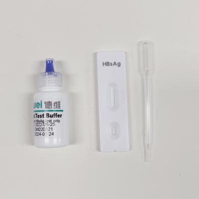 China One Step Hepatitis B Surface Antigen HBsAg Colloidal Gold Rapid Test Srtip Cassette for sale