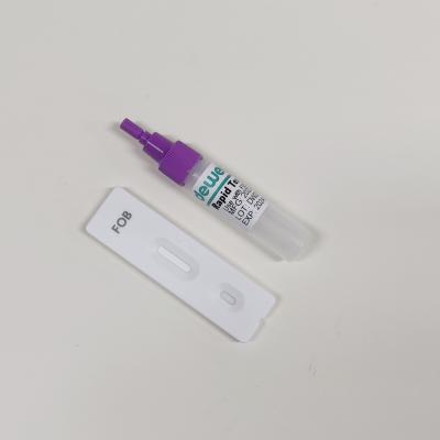 China Fast Fecal Occult Blood Diagnostic Rapid Test Kit Human Hemoglobin Detection FOB Stool Quick Results for sale