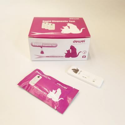 China Feline Leukemia Virus (FeLV) Antigen Rapid Test Veterinary Rapid Diagnostic Test Kit for sale