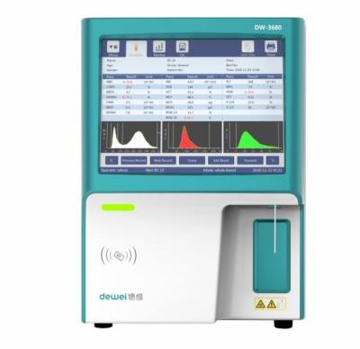 China 3 Part 3 Diff Clinical Hematology Auto Analyzer , Auto CBC Multi Drug Test Kit DW-3680 for sale