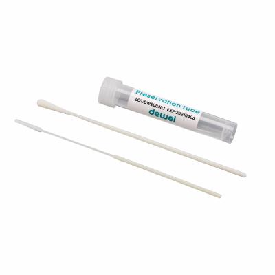 China VTM Disposable Swab Virus Transport Medium Nasopharyngeal Oropharyngeal Swab for sale