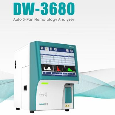 China Van de Hematologieanalyzer 21 van CBC Veterinaire Parameters 2 Reagens 3 Deel Differentiële Auto dw-3680 Te koop