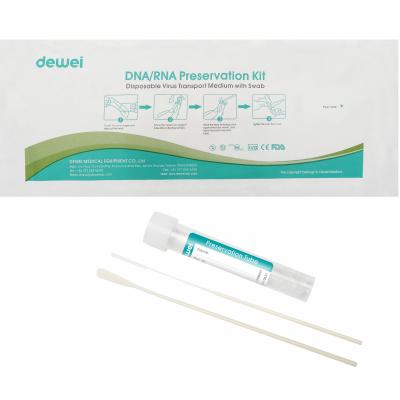 China VTM MTM Nasal Nasopharyngeal swab Oropharyngeal swab Viral Medium Preservation Tube for sale