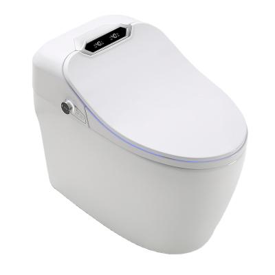 China New Design Automatic Cistern Western Style Smart Toilet Concealed Smart WC Floor Mounted Smart Toilet for sale