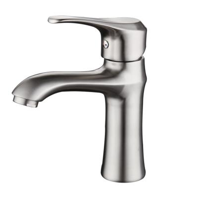 China Metered Faucets Silver Traditional Single Handle Water Mixer Tap Bathroom Kitchen Toilet Basin Faucet Faucet for sale